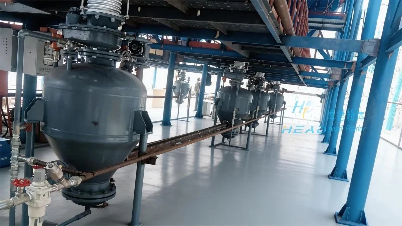 Common Heavy Calcium Powder Conveying Methods: Advantages of HeadPowder's Pneumatic Conveying System