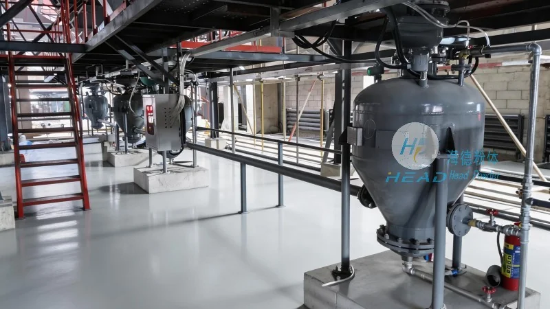 Common Heavy Calcium Powder Conveying Methods: Advantages of HeadPowder's Pneumatic Conveying System